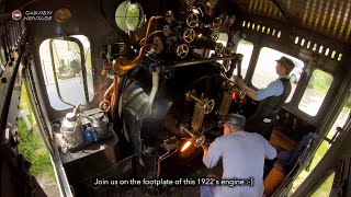 Footplate Cab Ride Hanomag engine 26 Medemblik  Hoorn 1452022 [upl. by Pernas]