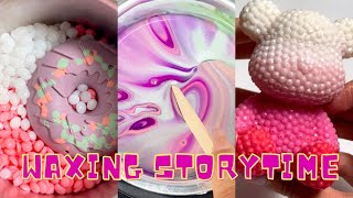 🌈✨ Satisfying Waxing Storytime ✨😲 877 I ordered pizza at my friends wedding [upl. by Odla]