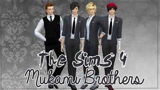 The Sims 4 Create a Sim  Anime Character  Mukami Brothers  Diabolik Lovers [upl. by Grantham416]