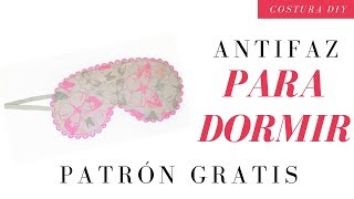 Antifaz para dormir Patrón Gratis Costura DIY [upl. by Barnabas]