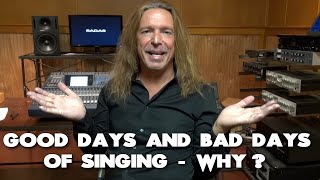 Good Days And Bad Days Of Singing  Why Ken Tamplin Vocal Academy 4K [upl. by Lippold84]