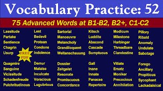 Two Hours of Advanced English Vocabulary  vocabularybuilding englishvocabulary [upl. by Roos]