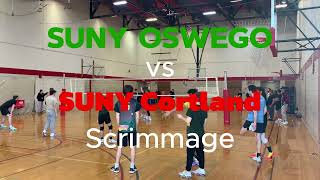 SUNY Oswego v SUNY Cortland Scrimmage 225 [upl. by Blumenthal856]