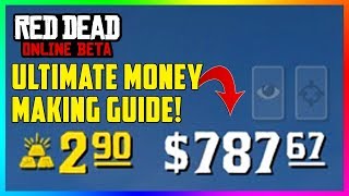 Red Dead Online ULTIMATE Money Making Guide  How To Make FAST Cash amp EASY Gold Bars RDR2 [upl. by Hsilgne463]