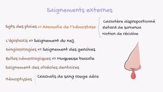 Sémiologie des troubles de lhémostase [upl. by Helaina166]