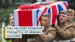 British soldiers killed 80 years ago during Operation Market Garden finally laid to rest [upl. by Howlend470]