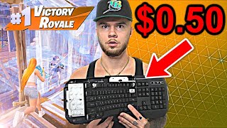 I Tried Using The WORST Fortnite Keyboard [upl. by Libby]