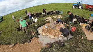 Infilling eroded hollows at Emblance Downs Stone Circles  August 2023 [upl. by Bolte]