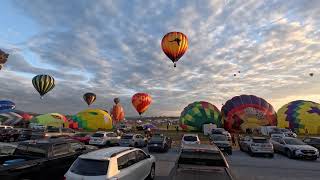 2nd Time Lapse Adirondack Balloon Festival 2024 [upl. by Sower]