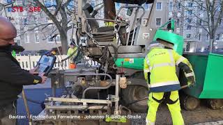 Bautzen  Erschließung Fernwärme  JohannesRBecherStraße [upl. by Miculek]