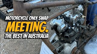 MOTORCYCLE ONLY SWAP MEETING THE BEST IN AUSTRALIA [upl. by Jonna]