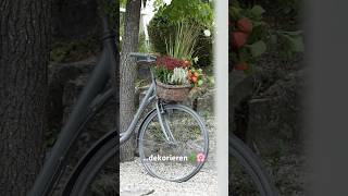 DIY UPCYCLING SchrottFahrrad wird zum Garten Highlight 🌿🌸 upcycling gardendecor diycrafts [upl. by Cilka]