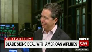 BLADE Founder and CEO Rob Wiesenthal on CNN [upl. by Rehpotsrik663]