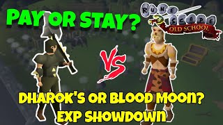 Pay or Stay 50  Dharoks vs Blood Moon  Macuahuitl  OSRS NMZ [upl. by Santini]