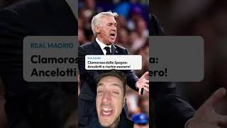 ANCELOTTI È A RISCHIO ESONERO⁉️😱calcio ancelotti realmadrid laliga championsleague [upl. by Narrat568]