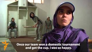 Afghan Women Fight For Place On Cricket Pitch [upl. by Angeli]