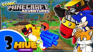 Sonic Minecraft Adventures  Vacation at the HIVE Server EP3 [upl. by Adekam]