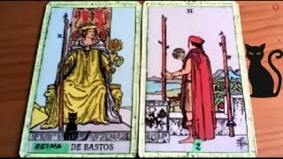 Combinaciones tarot con LA REINA DE BASTOS  ARCANOS MENORES DE BASTOS Por TARA [upl. by Margeaux]