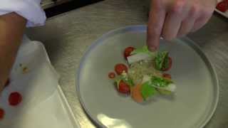 Jacob Jan Boerma prepares a sea bream dish at De Leest in The Netherlands [upl. by Eussoj]