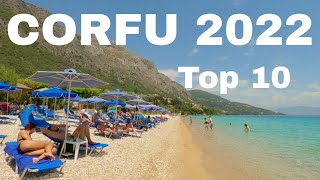 Top 10 best places to visit in Corfu Greece 2022  What to do and attractions [upl. by Noitsuj]