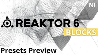 Native Instruments  Reaktor Blocks 631  Morph Twin [upl. by Deedee275]