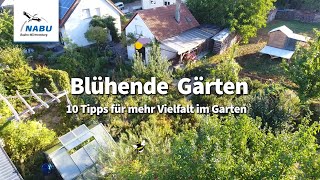 Blühende Gärten – 10 Tipps für mehr Vielfalt im Garten [upl. by Effie]