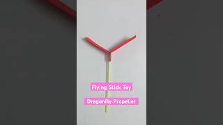 Flying Stick Toy diycrafts origami shorts ytshorts youtubeshorts craft art youtube [upl. by Dlorag297]