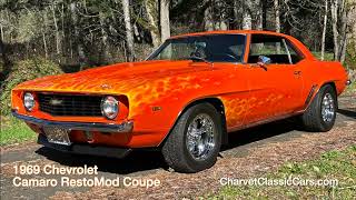 1969 Chevrolet Camaro RestoMod Coupe Charvet Classic Cars [upl. by Fiora]