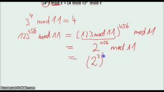 Kryptologie PotenzModuloRechnung [upl. by Ahsaei]
