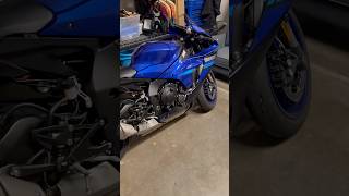 tst fender eliminator installed 1st mod complete motorcycle bike yamaha motovlog fyp blue [upl. by Millwater]