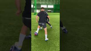 Skill tutorial football footballskills soccer [upl. by Milzie]