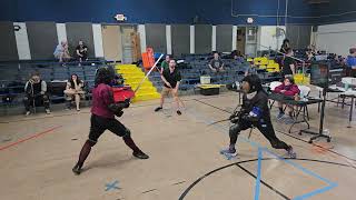 Queens Court 2023  Ethan vs Thomas Longsword Pools [upl. by Francklyn]