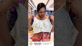 bridalcroptop saree weddingsarees vasundharashoppingmall kothagudem [upl. by Avril]