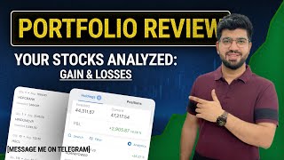 Stock Portfolio Review Stop loss amp target portfolioreview [upl. by Alarice310]