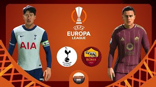 Tottenham X Roma  UEFA Europa League  4K  PS5™ [upl. by Nelac]