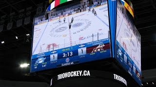 Saguenéens de Chicoutimi à Tournoi International PeeWee Québec [upl. by Ennairoc]