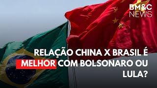 RELAÇÃO CHINA X BRASIL É MELHOR COM BOLSONARO OU LULA [upl. by Olemrac833]