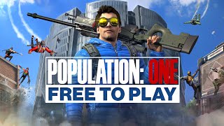 POPULATION ONE  Free To Play Announcement Trailer  Meta Quest [upl. by Ayotak]