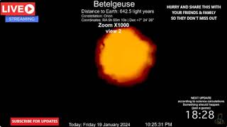 LIVE Betelgeuse Supernova Explosion Is Finally HAPPENING NOW [upl. by Markos579]