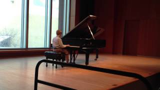 Calvin Kotrba Scarlatti Sonata in C Advancing Recital 212014 [upl. by Ruffi651]