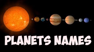 Planets Name  Planets Name In English  Solar System  Our Solar System  8 planets name [upl. by Elam]