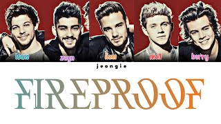 One Direction  Fireproof Color Coded  Lyric [upl. by Eihctir]