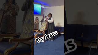 Kathy Taylor ministers “Have You Tried Jesus at Grace Cathedral Ministries [upl. by Amo604]