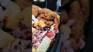 saladbar to go friedchicken beefsoup yummy [upl. by Nahc]