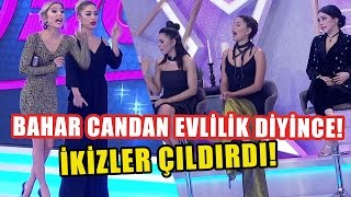 STÜDYO KARIŞTI Bahar Candanın quotEvililk Programıquot Sözü ikizleri Çıldırttı [upl. by Eneles101]