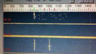 KP4AO Arecibo EME JT65B in KP20KF using a 10element yagi [upl. by Ecnerat994]