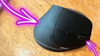 Why I Like This Wireless Ergonomic Mouse with LED Light [upl. by Yendirb]