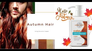 BROWN to COPPER  Dying my hair with Keracolor Clenditioner  Does it work [upl. by Albertina432]