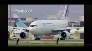 Air France Flight 8969  Hijacking Animation [upl. by Therese]