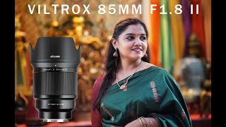 Viltrox 85mm F18 Mark II Photoshoot  Sony A73  Madurai Meenakshi Amman Temple  Night Portraits [upl. by Alicec909]